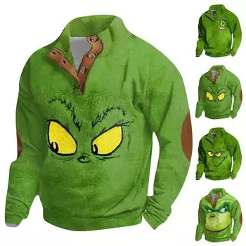 Весенняя мужская толстовка с воротником-стойкой — это повседневные свитера для активного отдыха, топы M