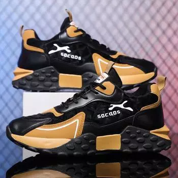 Весенняя мужская удобная и дышащая повседневная спортивная обувь 45