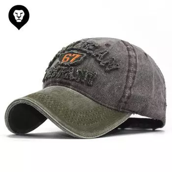 Весенняя новая бейсболка из чистого хлопка с объемной трехмерной вышивкой, регулируемая шляпа от солнца Adjustable