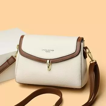 Весенняя новая большая вместительная высококачественная и атмосферная женская сумка модная и универсальная повседневная и модная сумка через плечо