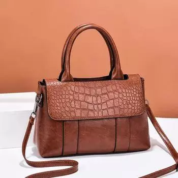 Весенняя новая фактура Интернет знаменитости женская сумка универсальная простая модная сумка-мессенджер сумка через плечо 25*11*17 белый