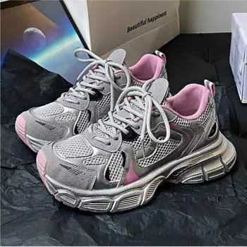 Весенняя новая мода сплошная вулканизированная обувь женская горячая распродажа женская обувь для бега на открытом воздухе дышащая спортивная обувь Zapatos 35