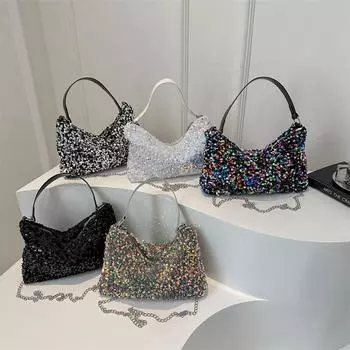 Весенняя новая модная и стильная текстурная сумка-цепочка на одно плечо, простая и модная сумка-тоут большой вместимости