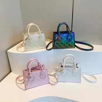 Весенняя новая модная повседневная сумка на одно плечо простая и красивая женская сумка через плечо для поездок на работу маленькая квадратная сумка