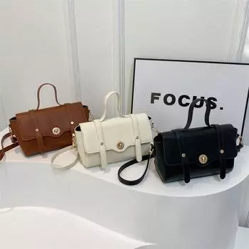 Весенняя новая стильная модная простая сумка для поездок на работу модная сумка через плечо через плечо женская простая ретро-сумка для женщин