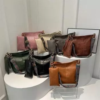 Весенняя новая стильная модная ручная сумка через плечо большой емкости высокого качества для поездок на работу сумка-ведро женская сумка