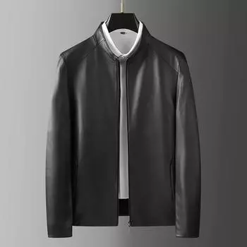 Весенняя новинка натуральная кожаная куртка мужская дубленка мужская куртка M