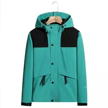 Весенняя однослойная куртка одинакового цвета Повседневная куртка для пары 6XL