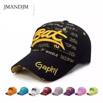 Весенняя рваная бейсболка мужская трехмерная вышивка BAT дополнение к солнцу шляпа женская уличное солнце шляпа adjustable серый