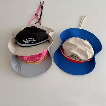 Весенняя шляпа для скалолазания 2025 года, подходящая по цвету шляпа-ведро для путешествий на открытом воздухе, мужская и женская шляпа-ведро с козырьком, кепка для кемпинга M56-58cm чёрный