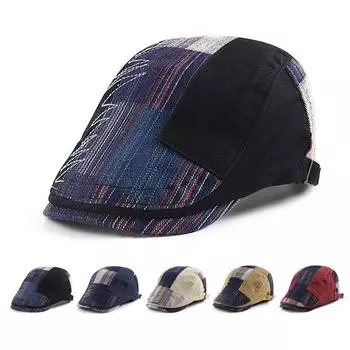 Весенняя сращенная фуражка, женская шляпа вперед, мужской берет, шляпы художников в стиле Гэтсби, кепки газетчика для мужчин красный