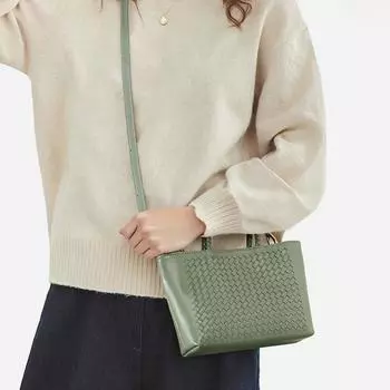 Весенняя сумка из кожи ручной работы, простая женская сумка из кожи, универсальная женская сумка через плечо для поездок на работу белый