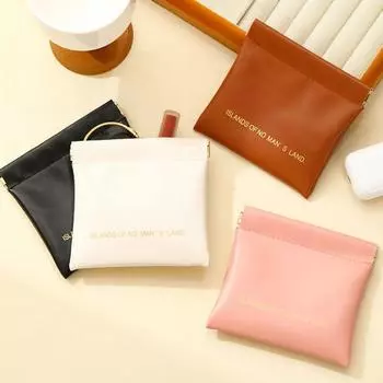 Весенняя сумка Мини Самозакрывающийся кошелек для монет Корейский стиль Маленький держатель для солнцезащитных очков Сумка для путешествий s белый