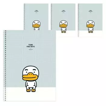 Весенняя тетрадь ICONS Kakao Friends, тюбик, 4 предмета, лучший персонаж Кореи