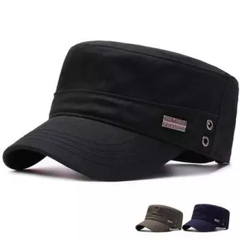 Весенняя военная кепка, модная классическая хлопковая плоская кепка, повседневная кепка для защиты от солнца, армейская кадетская кепка армия зеленый