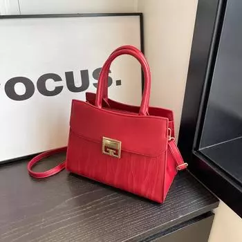 Весенняя женская фактурная свадебная сумка в иностранном стиле для невесты, сумка для подружки невесты, модная универсальная портативная сумка-мессенджер one size fits all красный