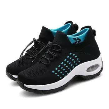 Весенняя женская обувь Модная и универсальная спортивная обувь Повседневная обувь Одиночные туфли на воздушной подушке 35 фиолетовый