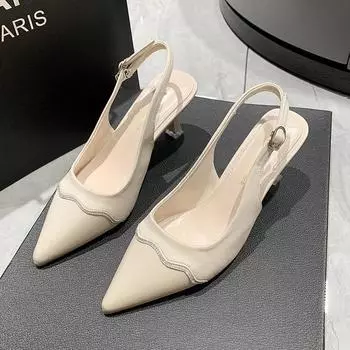 Весенняя женская обувь, модные элегантные женские модельные туфли с пикантным бантом, однотонные туфли с острым носком, черные женские туфли на высоком каблуке 34