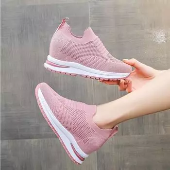 Весенняя женская обувь, повседневные белые туфли с сеткой 35 белый