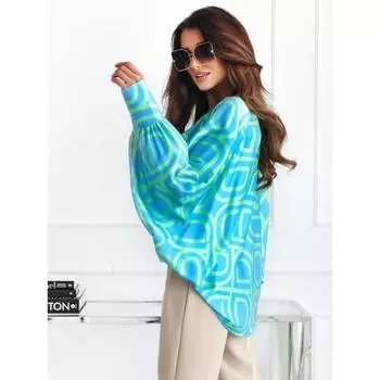 Весенняя женская рубашка с принтом «Flatter» с длинным рукавом и круглым вырезом S абрикосовый