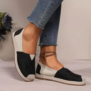 Весенняя женская спортивная обувь, модная, дышащая, легкая, нескользящая, износостойкая, повседневная спортивная обувь, туфли на плоской подошве 36 чёрный