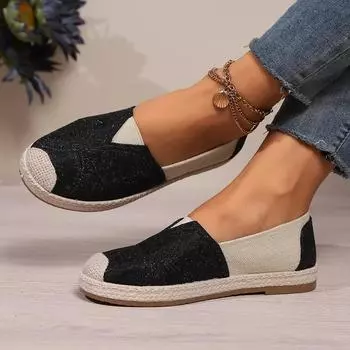 Весенняя женская спортивная обувь, модная, дышащая, легкая, нескользящая, износостойкая, повседневная спортивная обувь, туфли на плоской подошве 36 чёрный