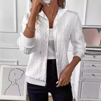 Весенняя женская тонкая высококачественная женская свободная однотонная толстовка с капюшоном S розовый