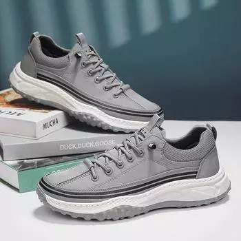 Весенняя зонтичная ткань, дышащая и не имеющая запаха мужская обувь, новая уличная мода, повседневная обувь, мужская модная спортивная обувь 39