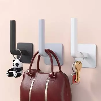 Вешалка для бейсболок, клейкие крючки для шляп, настенная вешалка для кепок, органайзер для крышек без сверления, держатель для шляп для дверного шкафа чёрный