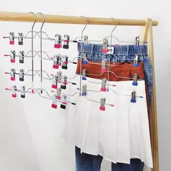 Вешалка для брюк, практичная, простая установка, устойчивый к коррозии крючок для хранения, организация гардероба, принадлежности для ванной комнаты чёрный