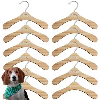 Вешалка для домашних животных Sweet Plus, деревянная одежда для собак и кошек, одежда для собак, большая собака, маленькая собака, компактный набор из 10 12 (L штук)