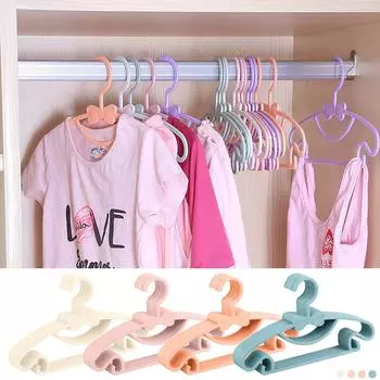 Вешалка для галстука-бабочки. Вешалка для одежды с защитой от плеч. Детская вешалка для одежды. One Size бежевый