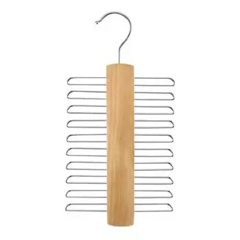 Вешалка для галстуков, нескользящая стойка для хранения кожаной сумки для галстуков с крючком