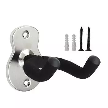 Вешалка для гитары настенное крепление универсальная стойка для дисплея простая установка гитара укулеле кронштейн крючок музыкальные инструменты аксессуары чёрный