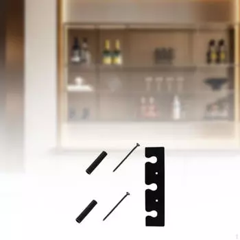 Вешалка для хранения бокалов из алюминиевого сплава для кухни и столовой 3 Cups