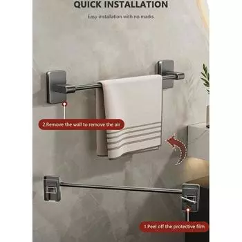 Вешалка для хранения в ванной комнате, вешалка для полотенец, высококачественный алюминий