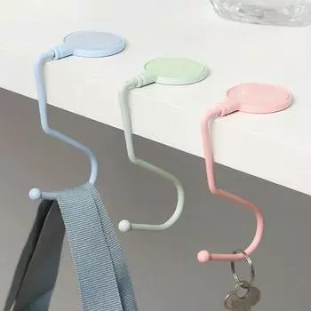 Вешалка для кошелька без следов, съемный держатель для портфеля, практичная стойка для рюкзака, офиса