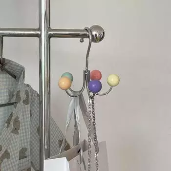 Вешалка для крючков, вращающаяся, без проколов, держатель для сумок, крючок, простая установка, 5-лапчатый крючок для полотенец, шарфов, пальто, бытовые товары