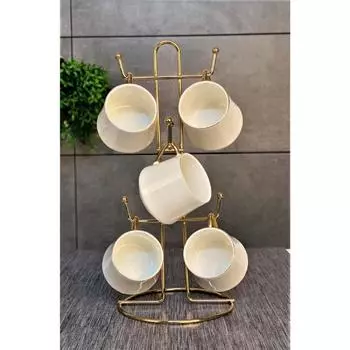 Вешалка для кружки золотого цвета