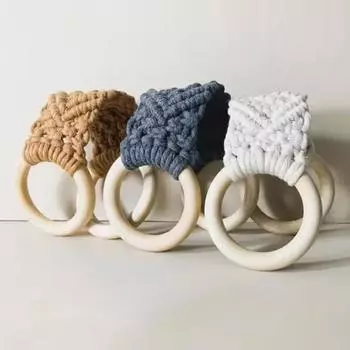 Вешалка для кухонных полотенец Кольцо для полотенец для посуды Гладкая поверхность Легко повесить Широко используемая кухонная подвеска крючком светло-коричневого