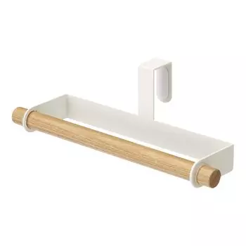 Вешалка для кухонных полотенец Yamazaki Jitsugyo, белая, Ш19 x В6 см, Tosca 7818, приблизительная. Д7.5