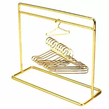 Вешалка для кукол Набор из 10 вешалок Одежда для кукол BJD Вешалка для одежды S.fields.inc 1/6 Dress-up (Золото)