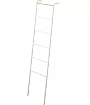 Вешалка для лестницы Yamazaki Jitsugyo, белая, Ш45 x Г24 x В160 см, стойка для лестницы Tower, вешалка для лестницы 2812, прибл. белый