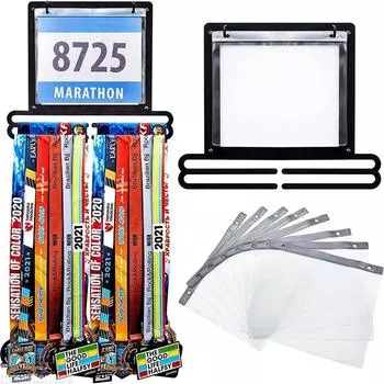 Вешалка для медалей, держатель для медалей с лентой для соревнований, стойка для показа спортивных медалей, настенное украшение из нержавеющей стали для марафона, гимнасты