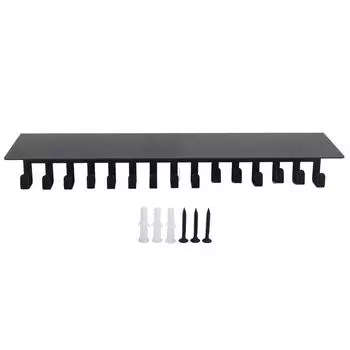 Вешалка для медалей Никогда не сдавайтесь Прочная полка с крючками Настенный держатель для медалей Рамка стойки