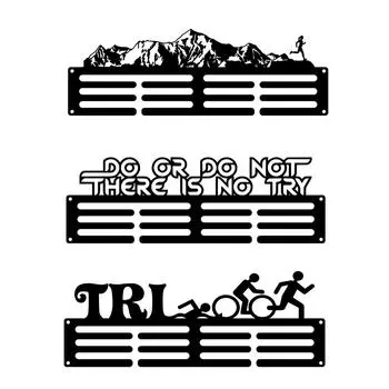 Вешалка для медалей Простая в использовании настенная стойка для медалей для гимнастики, марафона, футбола, медалей, настенный органайзер