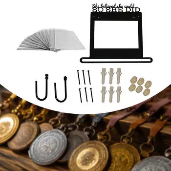 Вешалка для медалей, стойка для показа, рамка, спортивный железный органайзер, полка для медалей