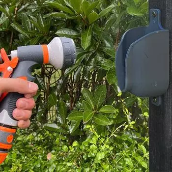 Вешалка для мойки автомобиля Настенное крепление Держатель распылителя высокого давления Держатель для садового шланга чёрный