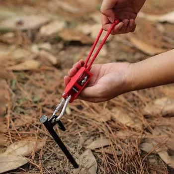 Вешалка для навеса, регулируемая натяжная веревка для палатки, ветрозащитная, 4 мм, светоотражающие линии для палатки, гамака хаки