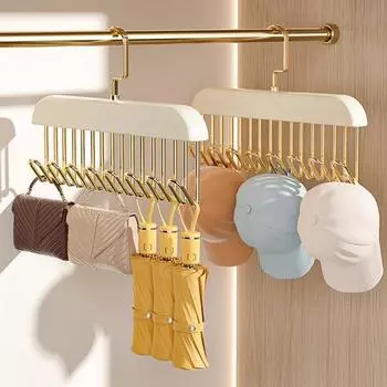 Вешалка для одежды 8 крючков, вешалка для пальто, держатель для жилета, вешалка для нижнего белья из цельного дерева хаки
